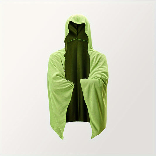 Cooling Towel Sport Hoodie Towel UV Protection Quick Drying Absorbent Towels