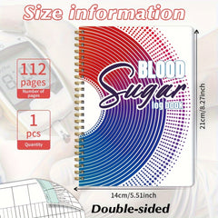 Blood Sugar Record Book for Elders, Daily Health Tracker