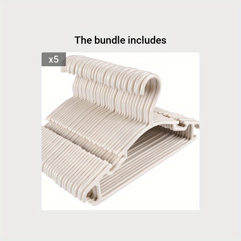 9pcs Khaki Hangers for Infants and Toddlers Newborn Clothes Hanging Racks