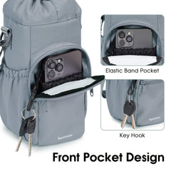 Sports Water Bottle Carrier Sling Bag 1L Capacity & Phone Pocket