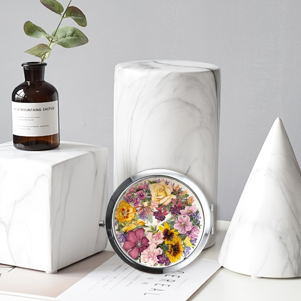 Customizable 3 Compartment Pill Organizer Metal Travel Medicine Case