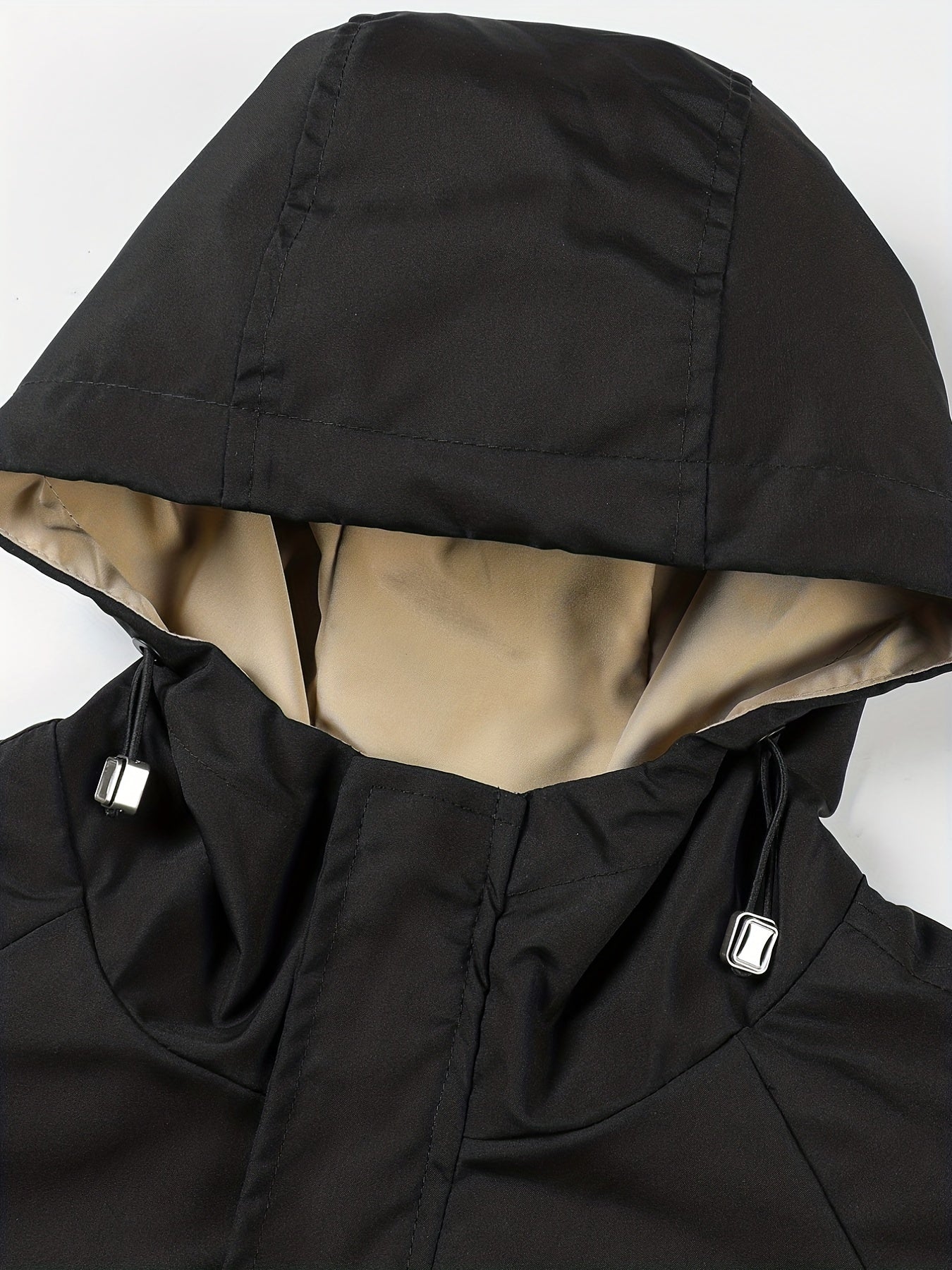 Men Hooded Jacket with Flap Pocket