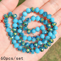 60-80-110pcs Lake Crystal Beads 4-8mm DIY Bracelet Jewelry Making