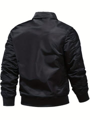 Men's Windproof Motorcycle Jacket for Spring and Autumn