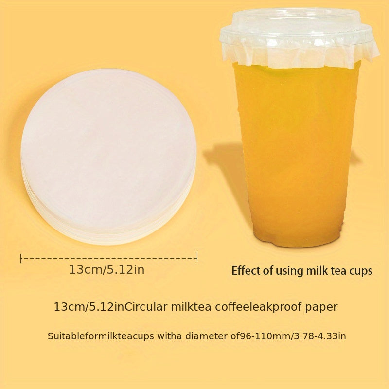 100pcs Beverage Sealing Cups for Coffee Juice Cold Drinks