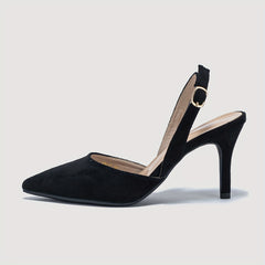 Women's Buckle Strap Stiletto Heels Slingback Pumps