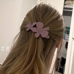 Frosted Butterfly Hair Clip Vintage Barrette Women Hair Accessories