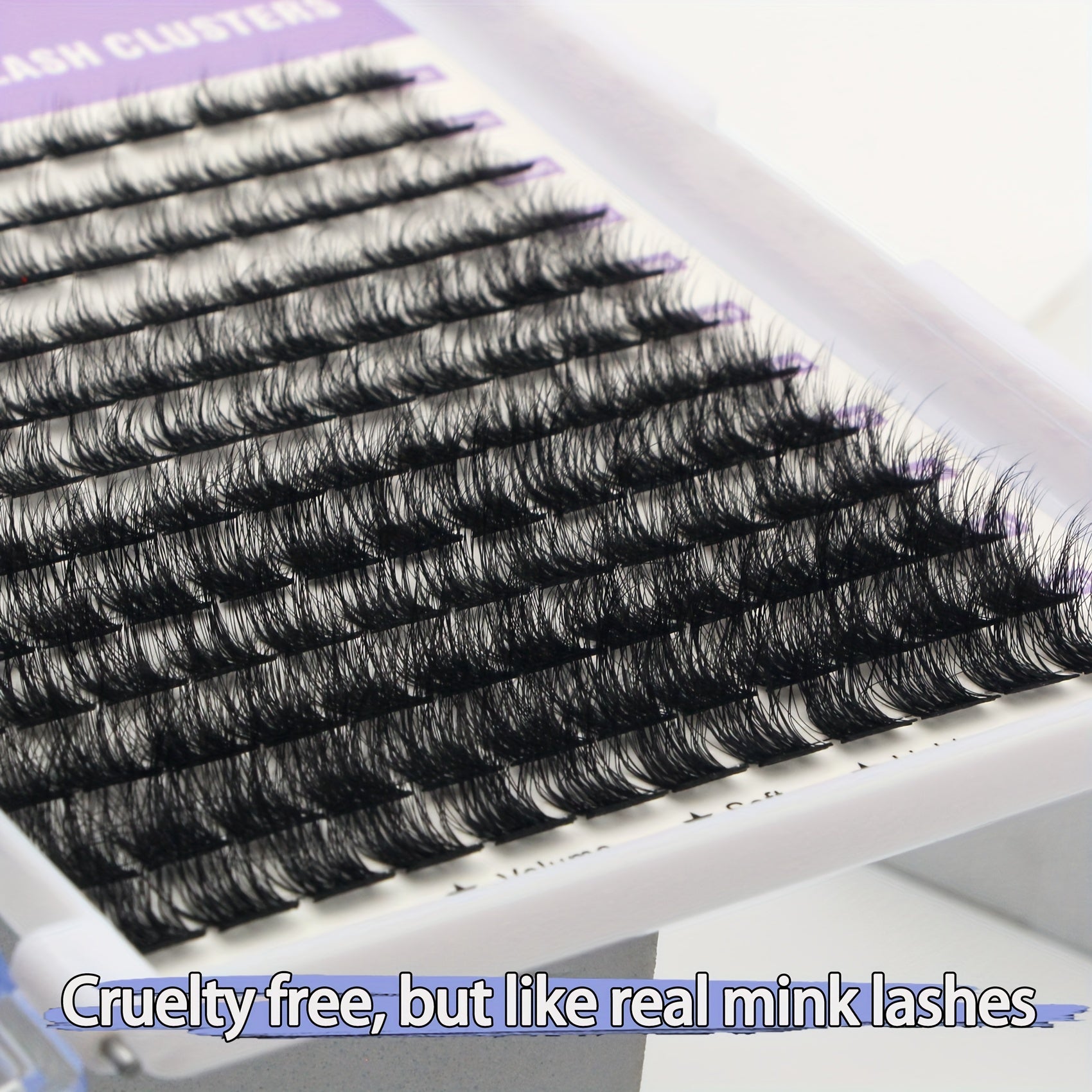 D Curl Lash Clusters 144Pcs Eyelashes 8-16mm