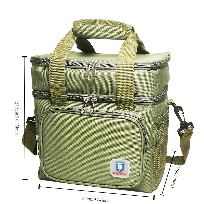 BAGNEER Insulated Lunch Bag Waterproof Cooler Green