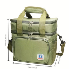 BAGNEER Insulated Lunch Bag Waterproof Cooler Green