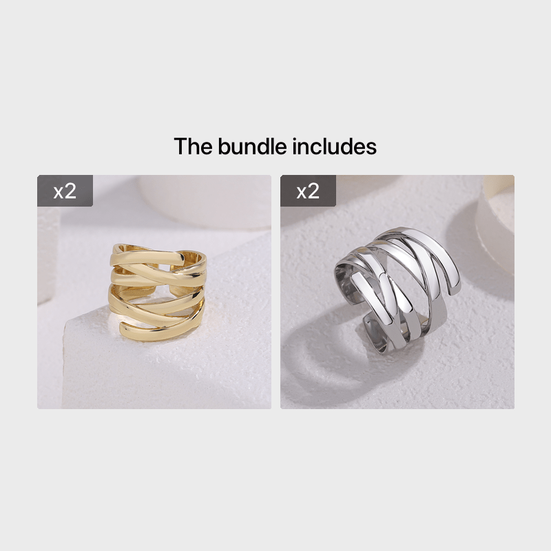 Highway Ring 14K Plated Adjustable Party Decor For Women Girls