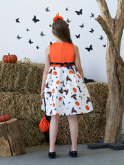 Girl's Halloween A Line Dress Costume & Accessories