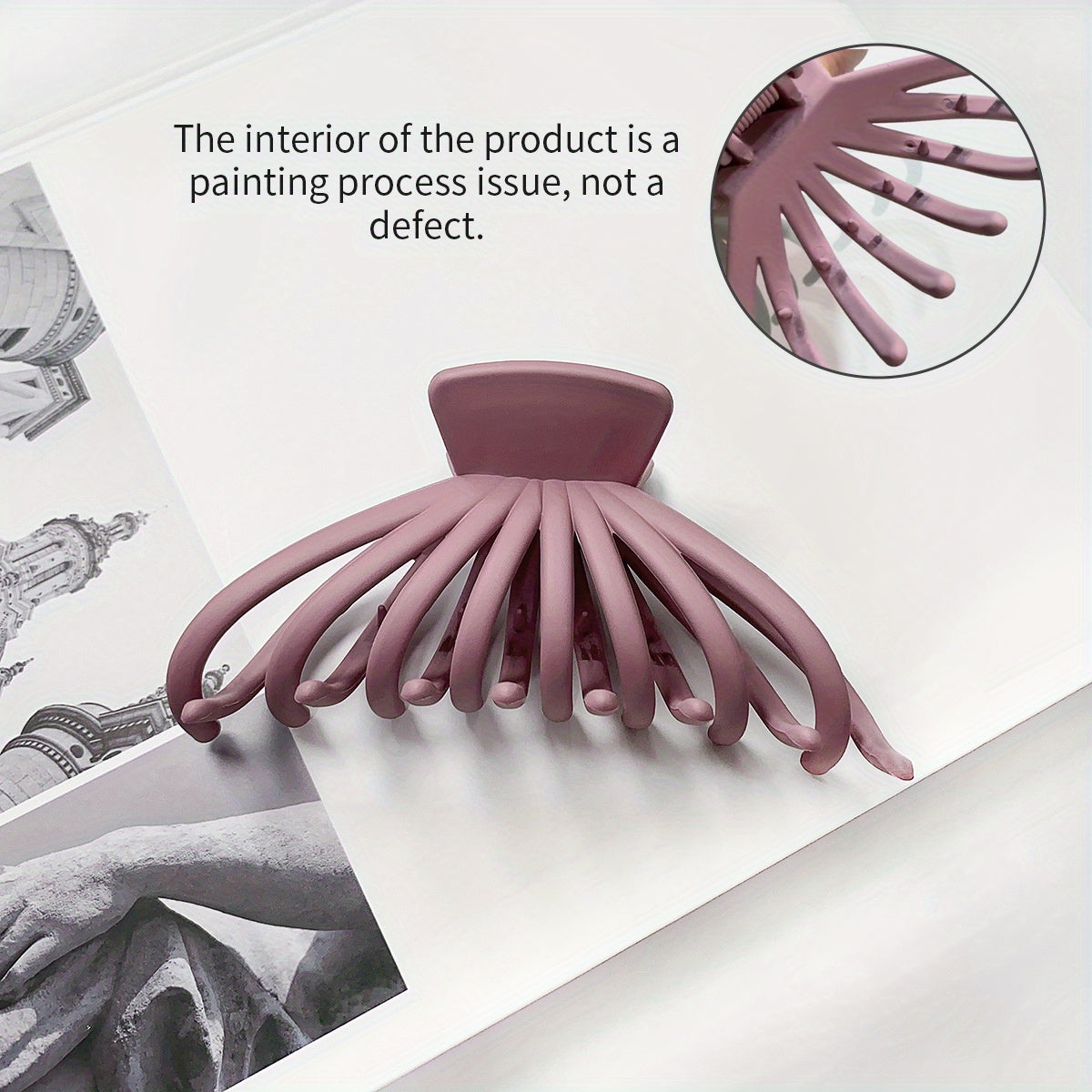 Large Hair Claw Ladies Hair Claw Shark Claw Plastic Hair Clip Hair Accessory