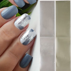 10 pcs Metallic Nail Foils Matte Metal Nail Stickers for Manicure Decoration