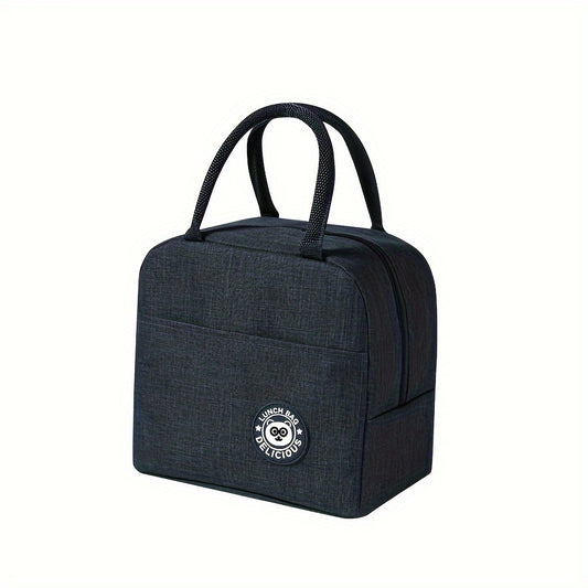 Insulated Lunch Bag Thermal Cooler Tote Waterproof Polyester Aluminum Foil