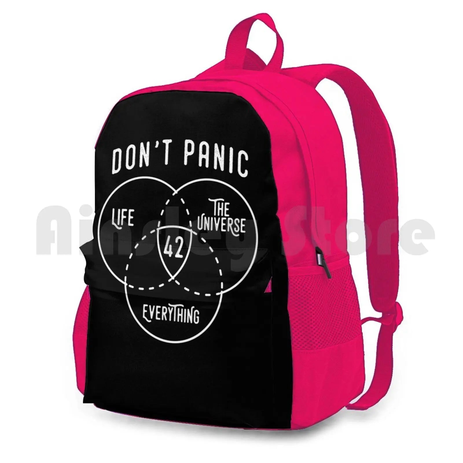 Outdoor Hiking Backpack Waterproof Camping Travel Science Fiction Galaxy