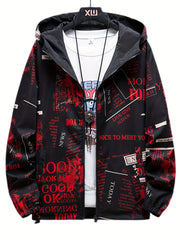 Spring Autumn Mens Casual Reversible Hoodie Jacket Men Clothes