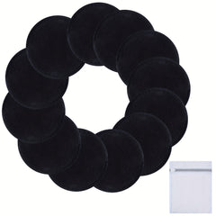 Reusable Makeup Remover Pads 12 Pack Microfiber Facial Cleaning Puff