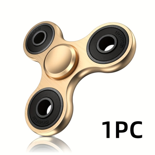 Aluminum Alloy Fidget Spinner Triangular Metal Spiral Toy