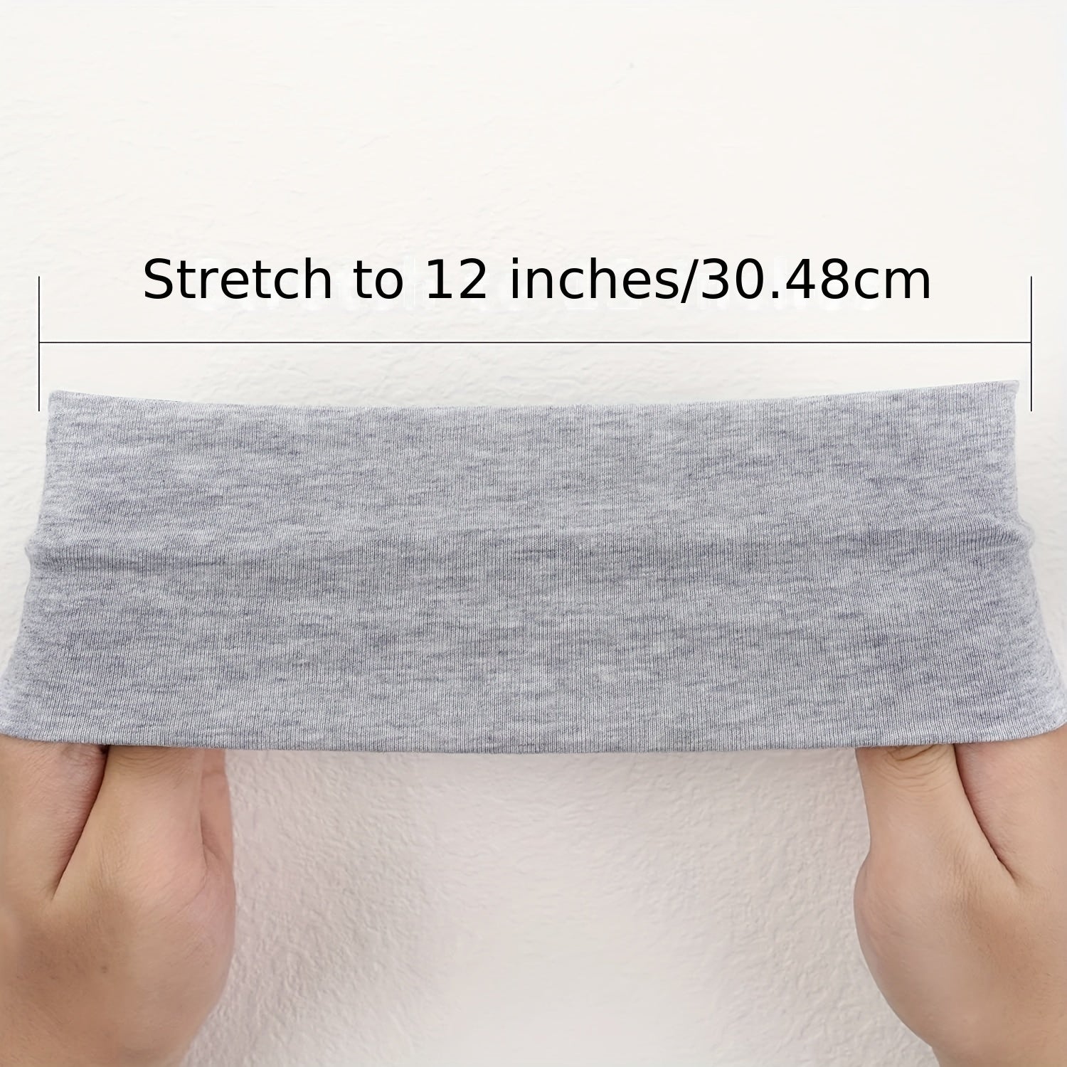 4pcs Solid Elastic Headbands Soft Sweat Absorbing Hair Accessories for Sports