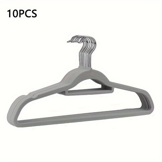 10pcs Suit Hangers Slim Non Slip Heavy Duty Adult Hangers Space Saving