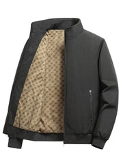 Men's Padded Stand Collar Jacket Windproof Outwear