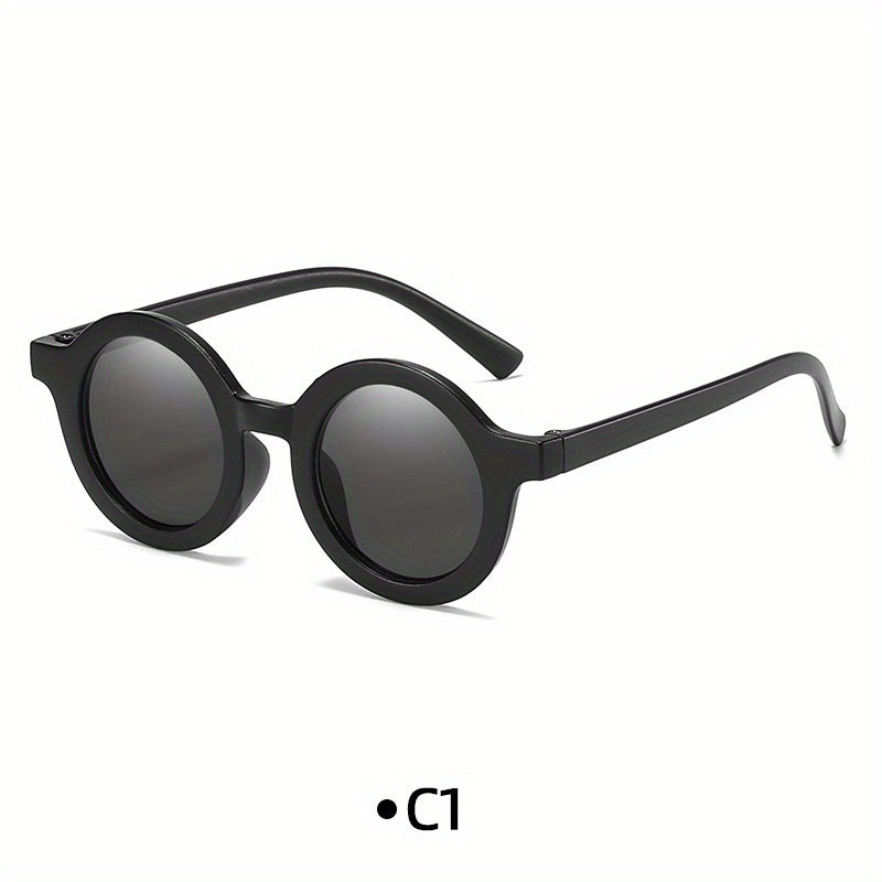 Round Frame Sunglasses for Girls Boys Kids Baby