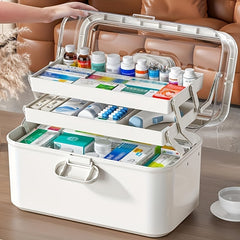 Extra Large Medicine Organizer Box for Home & Dorm