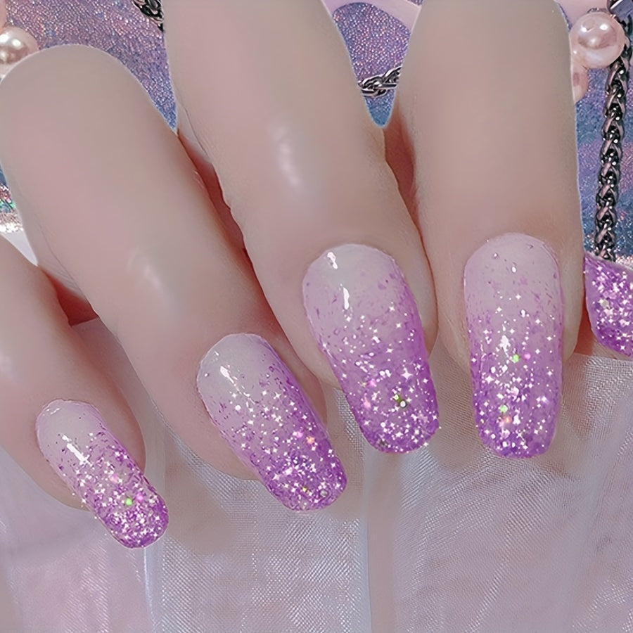 2pcs Self Adhesive Nail Wraps for UV Lamp Geometric Easy Apply & Remove