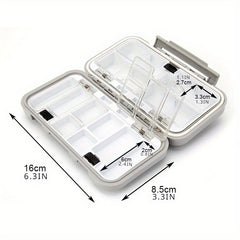 Maksut 16 Grid Pill Organizer Box Travel Medicine Storage Container