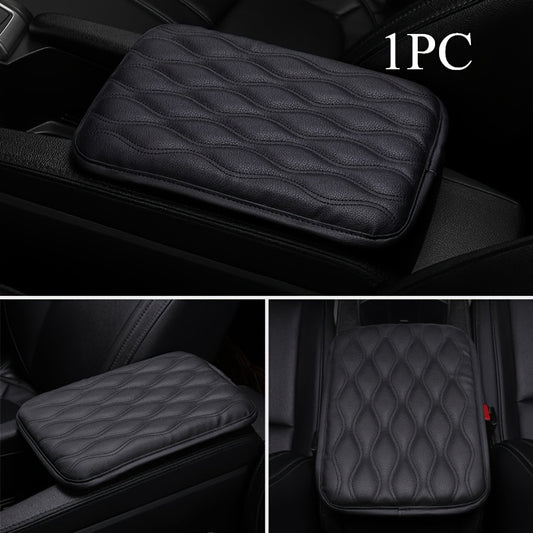 1PC Leather Car Armrest Mat Universal Auto Armrests Storage Box Mats