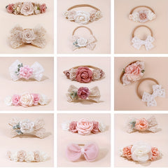 2 Pcs Baby Headbands Hairbands Elastics Hair Accessories For Baby Girls Newborn