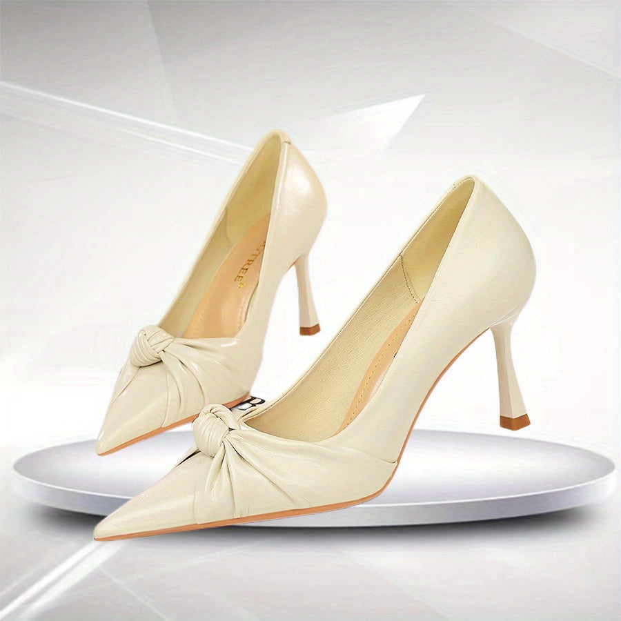 Women's Knot High Heels Stiletto Pumps