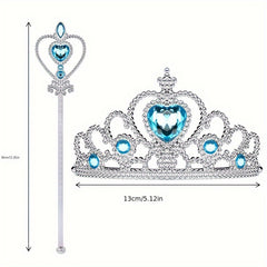 Girl's Cosplay Princess Crown Fairy Stick Dress Up Performance Accessory