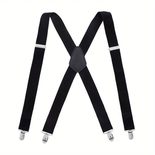 Men's Adjustable Elastic Suspenders Heavy Duty Work