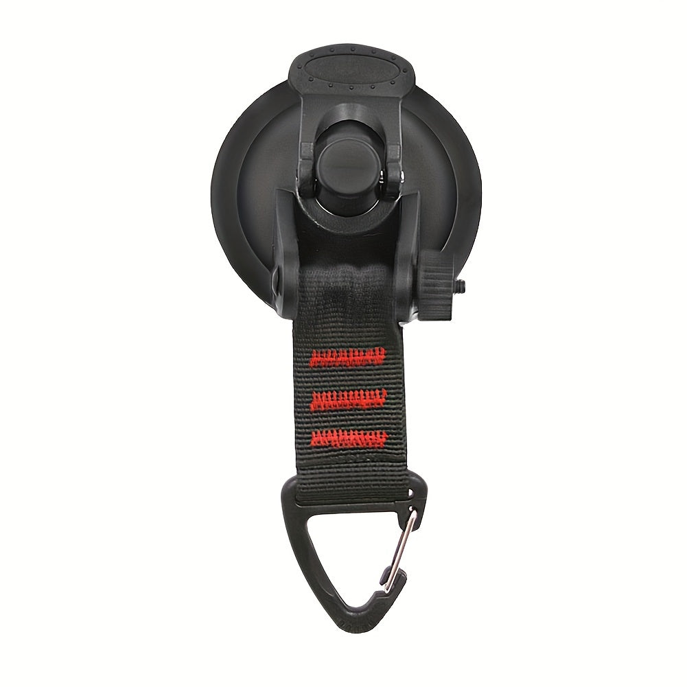 4pc Outdoor Camping Tent Suction Cup Hooks, Reusable Single/Double Hook Cups