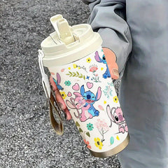 Stitch 18oz Stainless Steel Travel Mug - Leak Proof Vacuum Insulated Coffee Cup