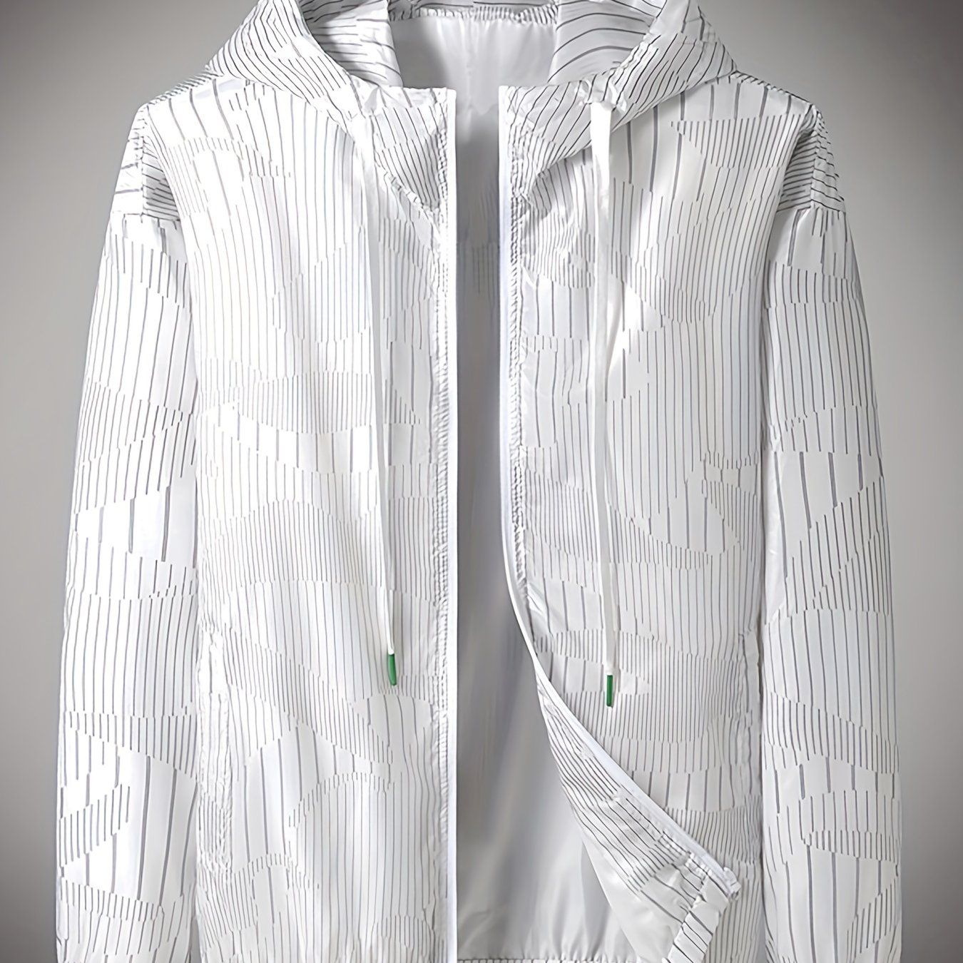 Men's Breathable Sunscreen Windbreaker Hooded Jacket