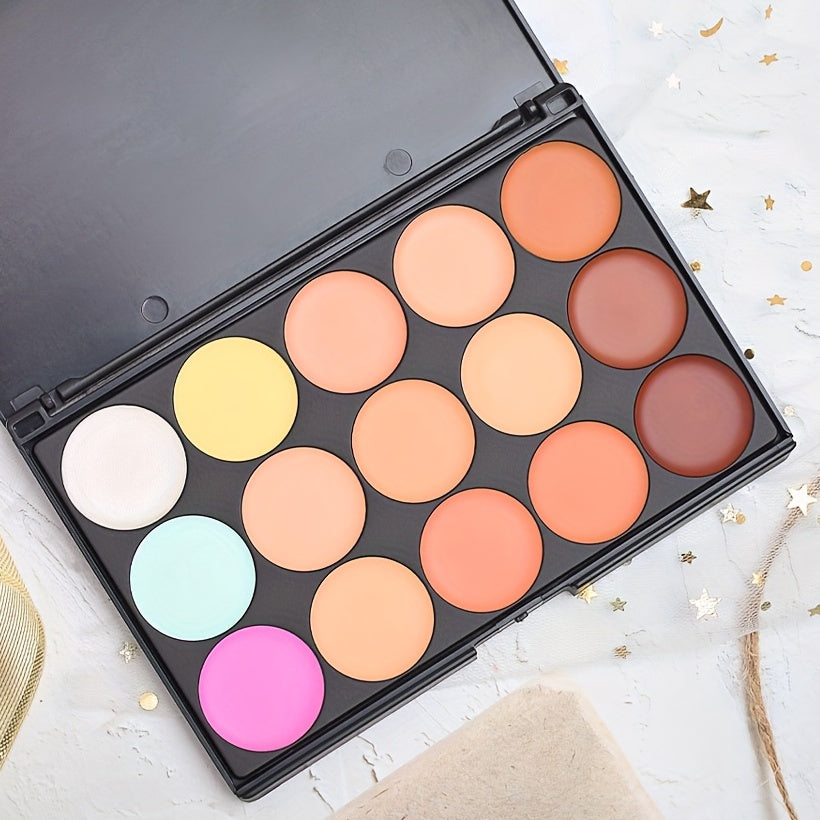 15 Colors Concealer Palette High Pigmented Long Lasting Cream