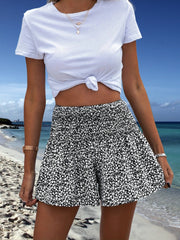 Floral Print Shorts Casual Summer Wide Leg Women's Clothing