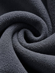 Men's Winter Fleece Jacket with Stand Collar