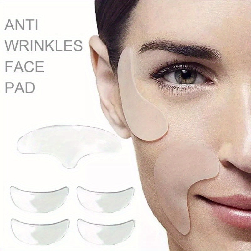 Silicone Wrinkle Diminishing Pad Face Forehead Neck Hand Care