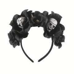 Foam Skull Headpiece Halloween Hair Hoop for Girls