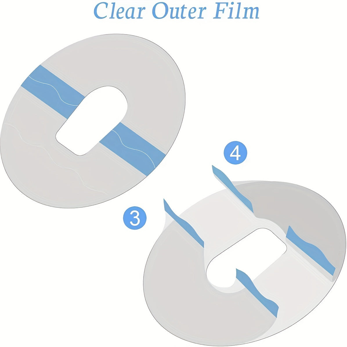 Dexcom G6 Sensor Adhesive Stickers 20 50pcs PU Material Transparent Cases