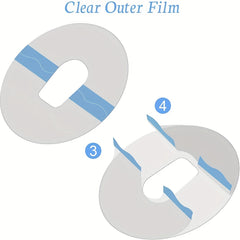 Dexcom G6 Sensor Adhesive Stickers 20 50pcs PU Material Transparent Cases