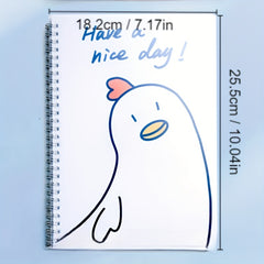 Cartoon Workbook Thickened Notebook Spiral Notebooks