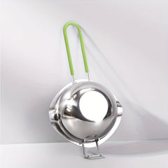 Stainless Steel Double Boiler Pot 600ml with Silicone Spatula