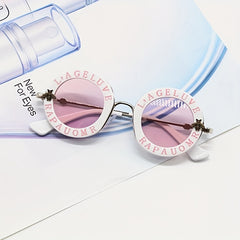 Kids Round Frame Sunglasses UV Protection For Boys and Girls