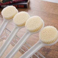 Long Handle Shower Brush with Exfoliating Scrubber for Body and Back Massage