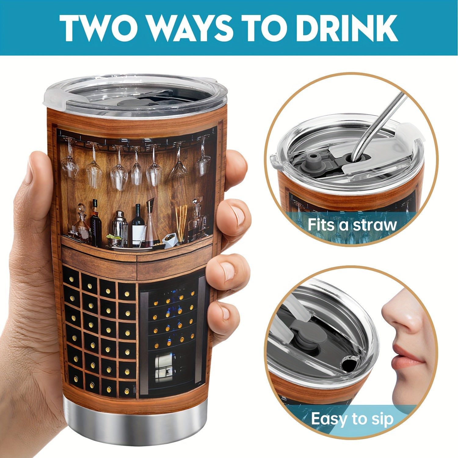 20oz Might Be Water Might Be Wine Tumbler